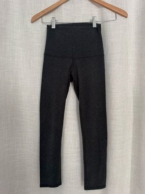 Lululemon heathered gray High-Waist  Leggings